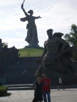 В Волгограде с сыном